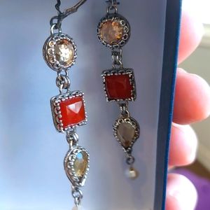 Beautiful long dangling earrings.